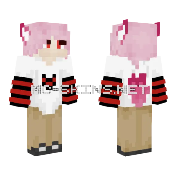 First Skin Minecraft skin, front and back