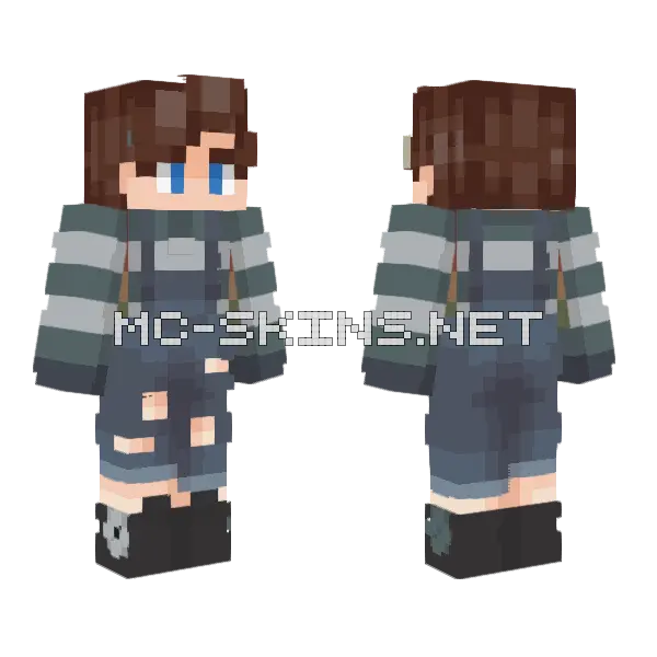 First Skin Not Really Minecraft skin, front and back