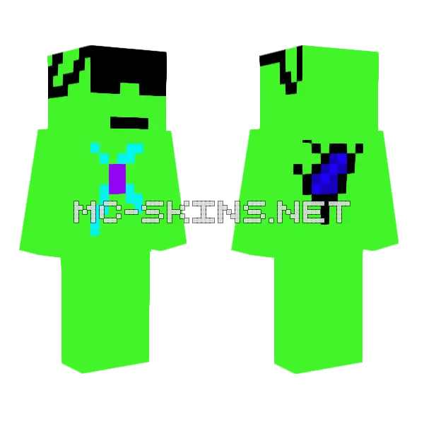 First Skin Repost Minecraft skin, front and back