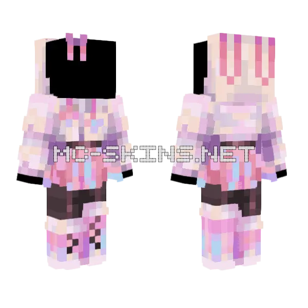 First Snow Ob Minecraft skin, front and back