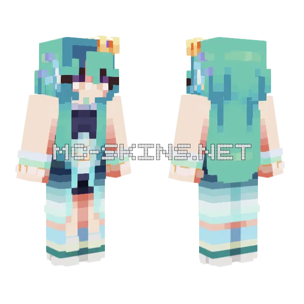 Fish And Chips Anyone Minecraft skin, front and back