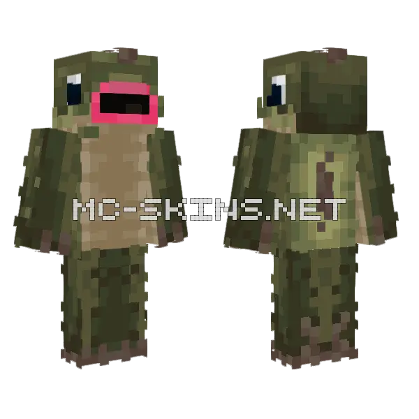 Fishy Skin Minecraft skin, front and back