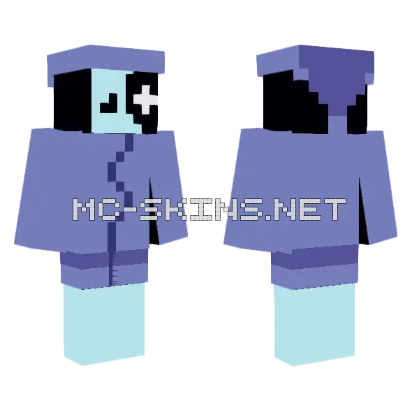 Fixed Astro Dandys World Minecraft skin, front and back
