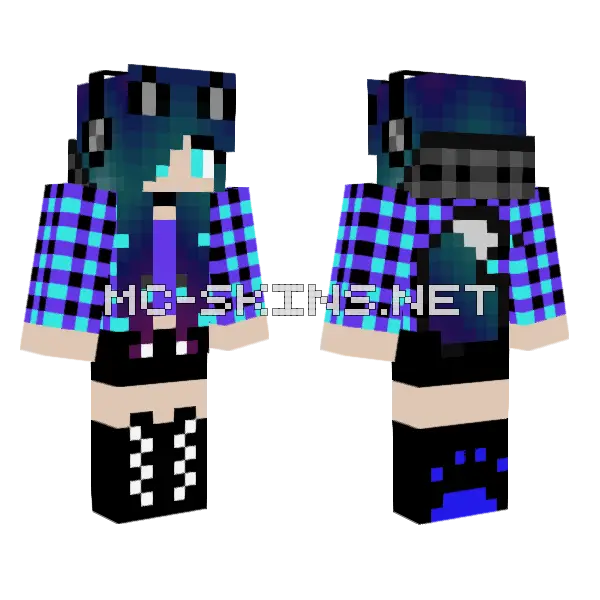Fixed Friend Skin Minecraft skin, front and back
