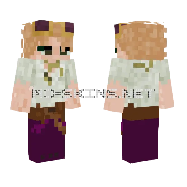 Fixed Medieval Skin, front and back