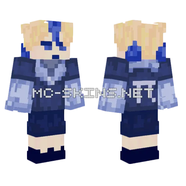 Fixed Pie BFB Minecraft skin, front and back