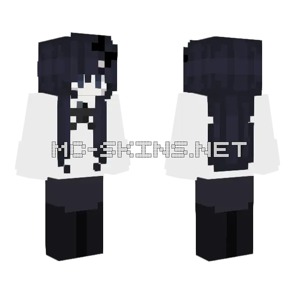 Fixed Purple Skin Minecraft skin, front and back