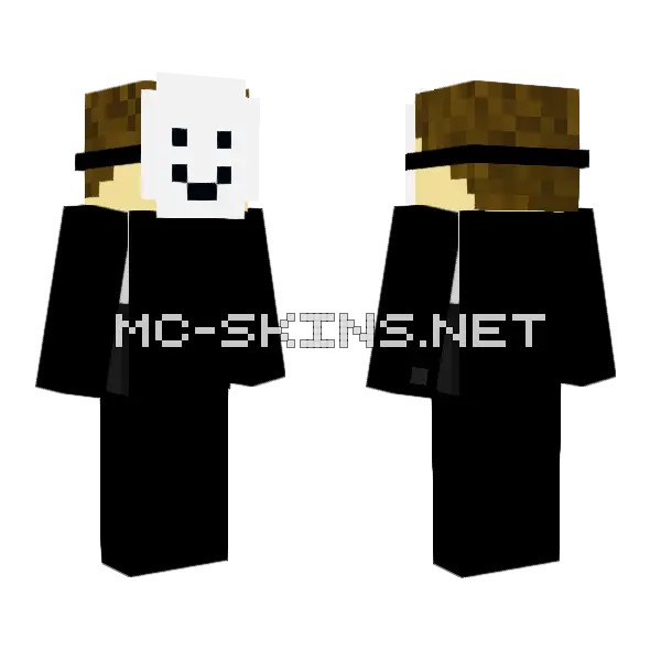 Fjes Minecraft skin, front and back