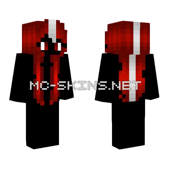 Flag Canada Red White Minecraft skin, front and back