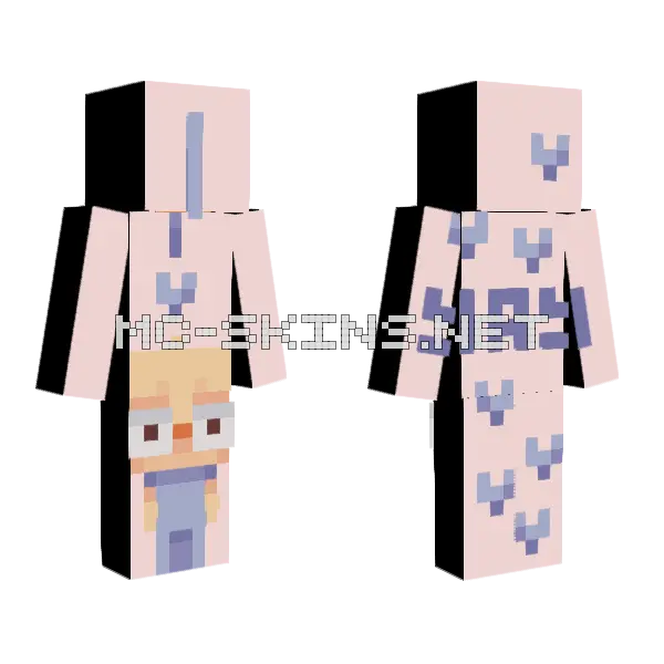 Flag Contest Results Minecraft skin, front and back