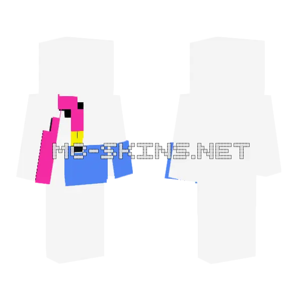 Flaminha Linda Minecraft skin, front and back