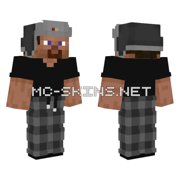 Flannel Shirt Woodsman, front and back