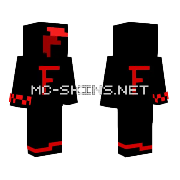 Flarial Skin Minecraft skin, front and back