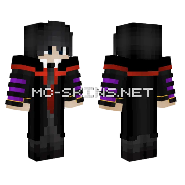Flashback Nostalgia Koro Sensei Minecraft skin, front and back