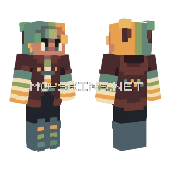 Flavors Rc Minecraft skin, front and back