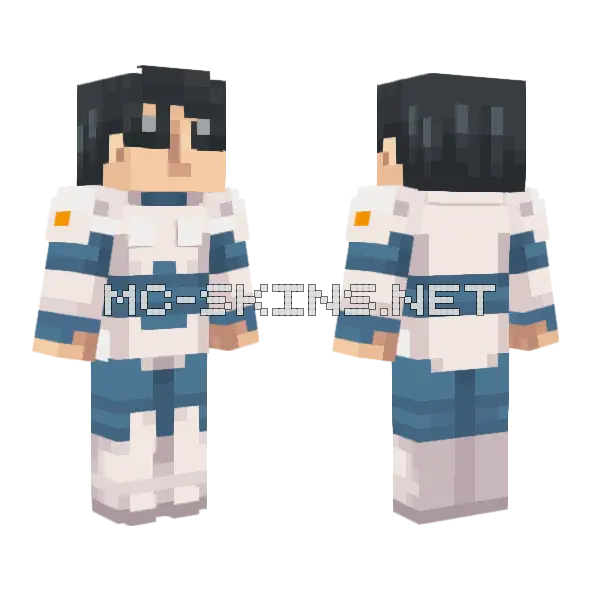 Flaxan Invincible War Minecraft skin, front and back