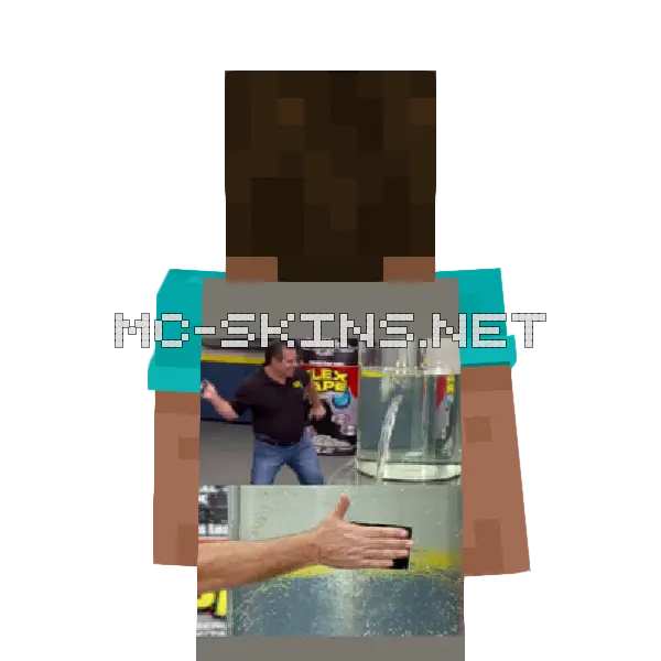 Flex Tape cape, outside and lining