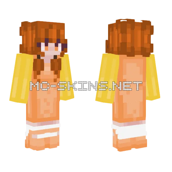 Flick Minecraft skin, front and back