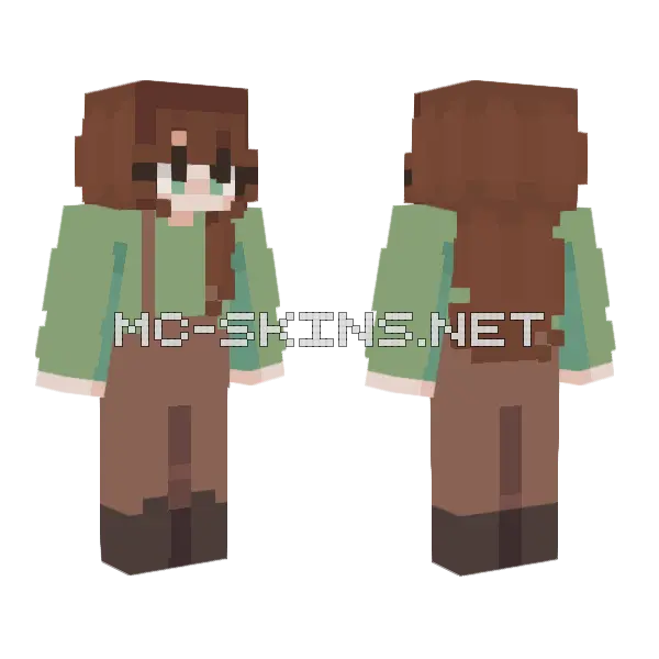 Flint And Steel Minecraft skin, front and back