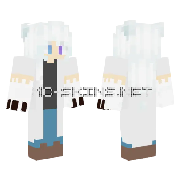 Floe Boy Minecraft skin, front and back