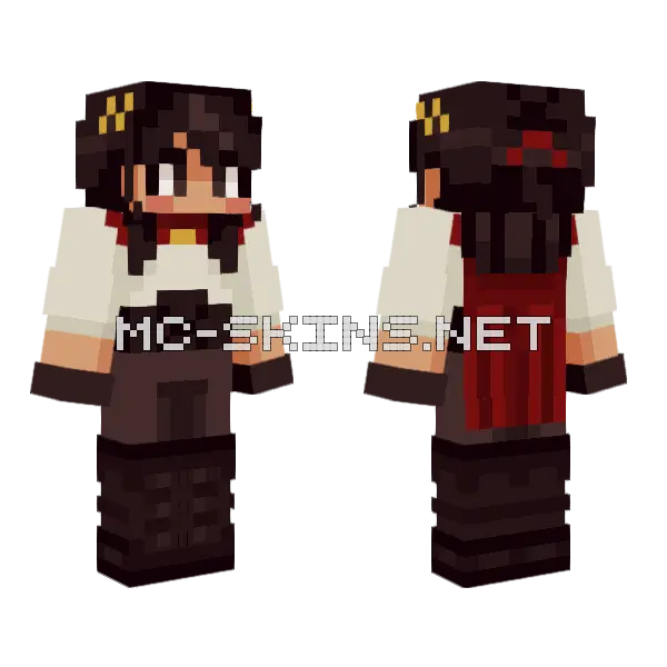 Floof Skin Fantasy Ver Minecraft skin, front and back