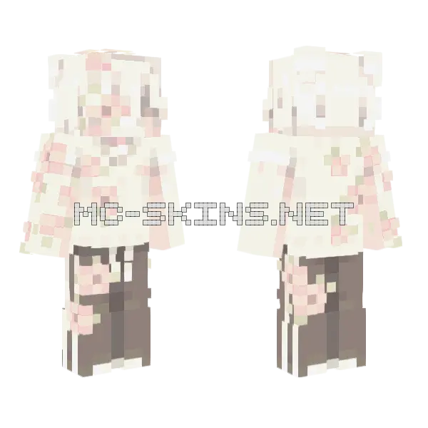 Floral Kimono, front and back