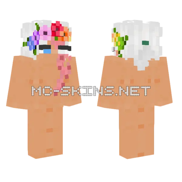 Vivienne Flower Crown, front and back