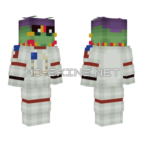 Florpian Slight Redesign Minecraft skin, front and back