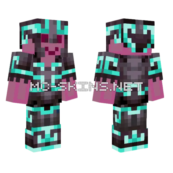 Flow Minecraft skin, front and back