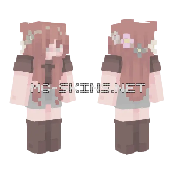 Flowering Ce Minecraft skin, front and back