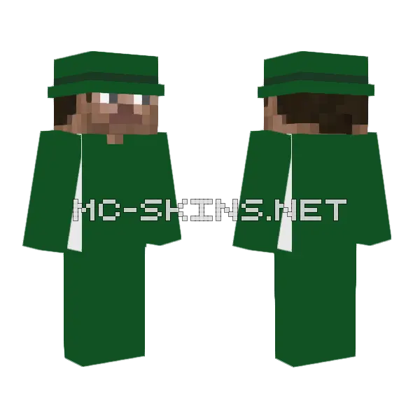Flowleafes Minecraft skin, front and back