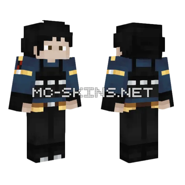 Fluffigerbatman Skin Minecraft skin, front and back