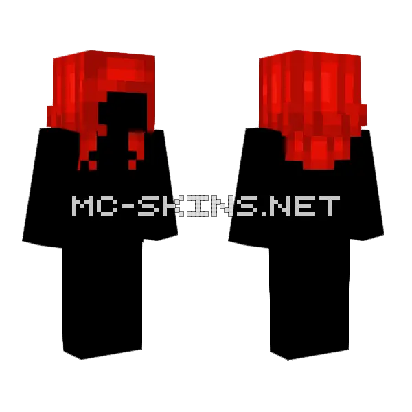Fluffy Short Hair Base Minecraft skin, front and back