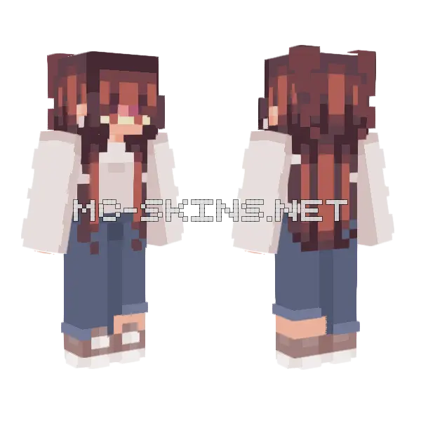 Fluffymilkshake Skin Minecraft skin, front and back