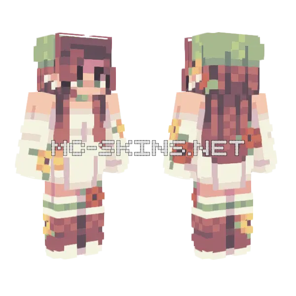 Fluffytollhouse Sfa47 Minecraft skin, front and back