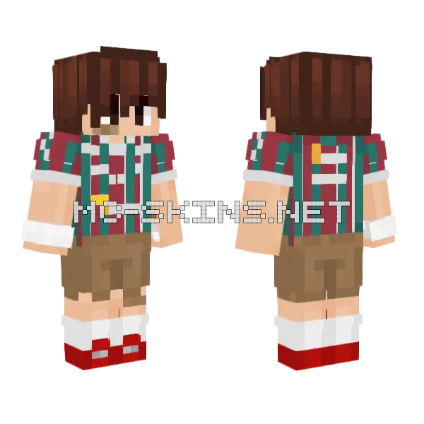 Fluminense Football Kit, front and back