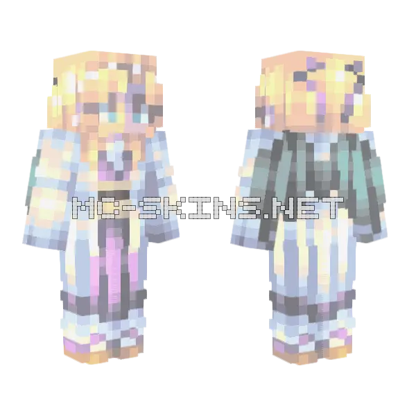Fly High Minecraft skin, front and back