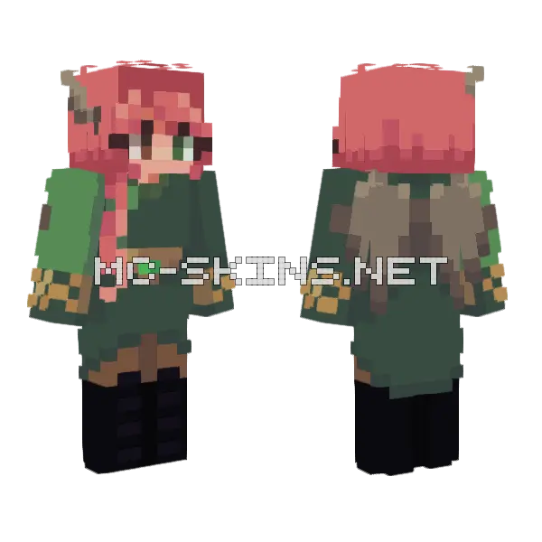 Flying Through Trees SMP Persona Minecraft skin, front and back