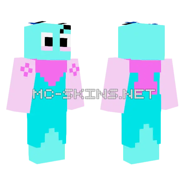 Flyte Minecraft skin, front and back
