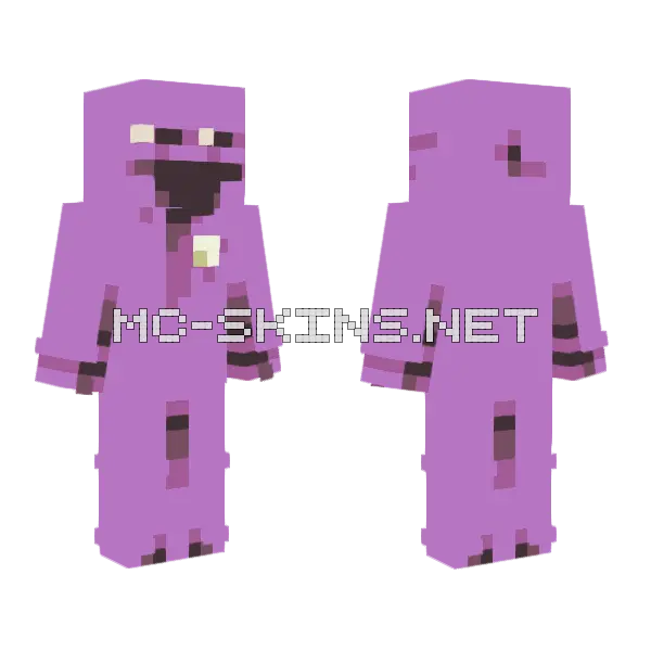 Fnaf Boii Minecraft skin, front and back