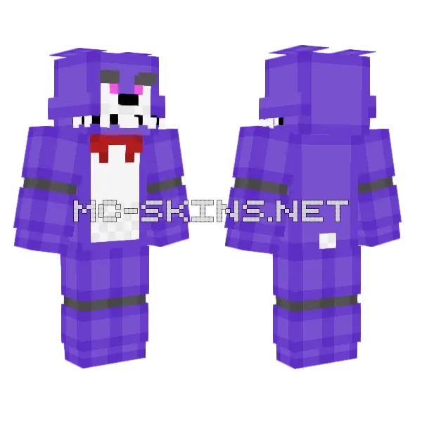 FNAF Bonnie Skin Minecraft skin, front and back