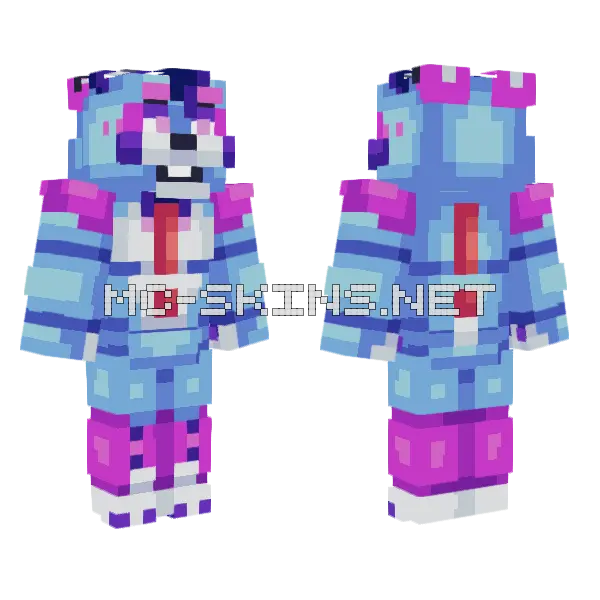 FNAF OC Skin Commissions Minecraft skin, front and back