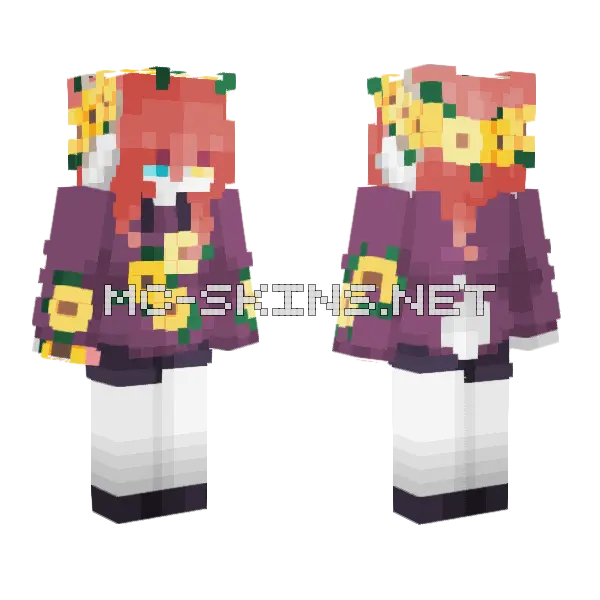 FNAFMC Does It Hurt Minecraft skin, front and back