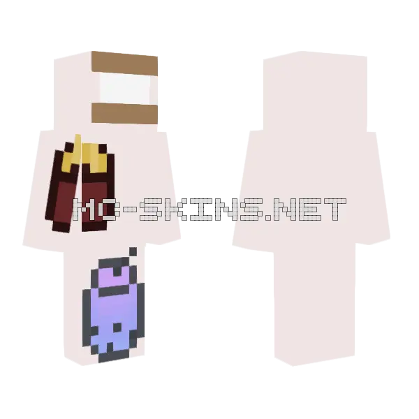Foodie Skin Minecraft skin, front and back