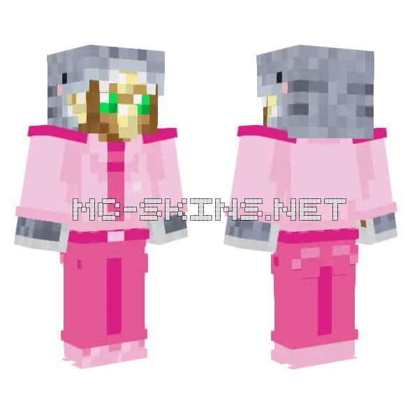 Foolish Barbie Fed Officer Uniform Minecraft skin, front and back