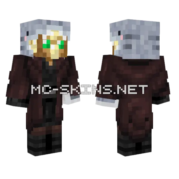 Foolish Gamers Anakin Minecraft skin, front and back