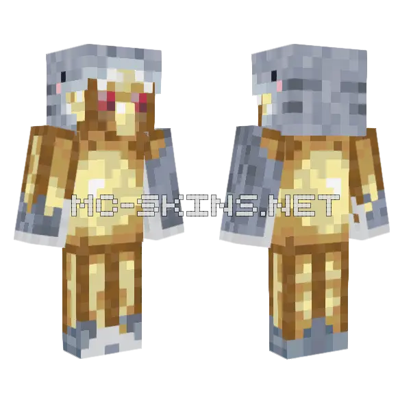 Foolish Return Skin Simple 2 Minecraft skin, front and back