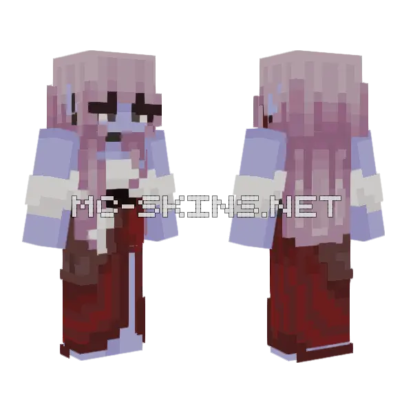 For Build Minecraft skin, front and back
