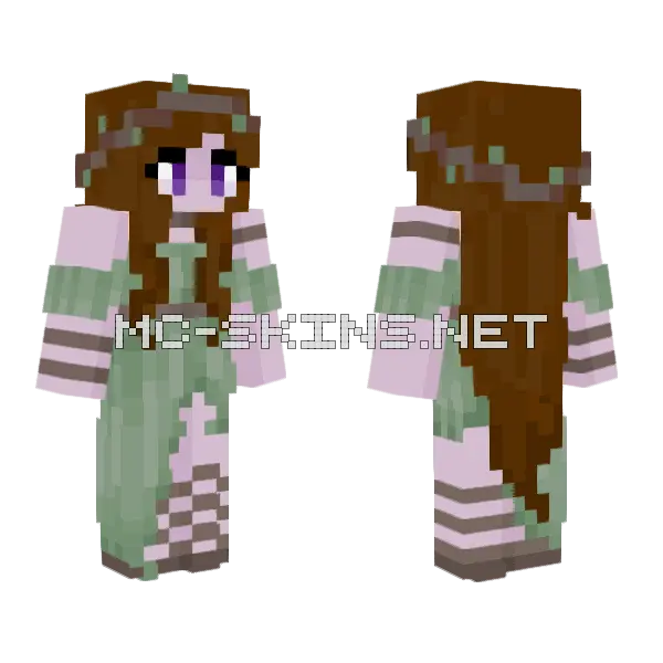 For Build Minecraft skin, front and back