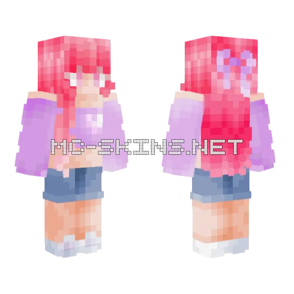 For Contest Minecraft skin, front and back
